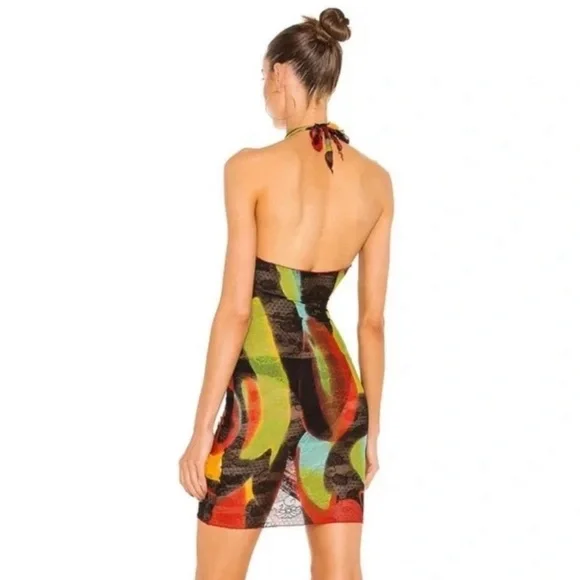 Kim Shui Green Swirl Wrap Dress - Picture 3 of 10